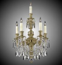 American Brass & Crystal WS9065-ALN-21S-PI - Five Light Wall Sconce